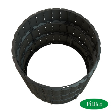 Компостер  Piteco 1000л чёрный