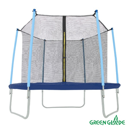 Батут уличный Green Glade с сеткой 10-футовый 3 ножки 6 стоек без верх.кольца
