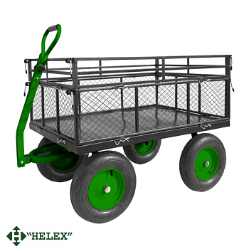 Садовая тележка черная/зеленая G204