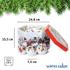 Набор ёлочных шаров Winter Glade, папье-маше, 14 шт.