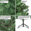 Елка искусственная Royal Christmas Dakota Reduced PVC 150см