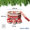 Набор ёлочных шаров Winter Glade, папье-маше, 14 шт.
