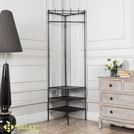 Напольная вешалка для одежды Helex Home W-31, чёрная