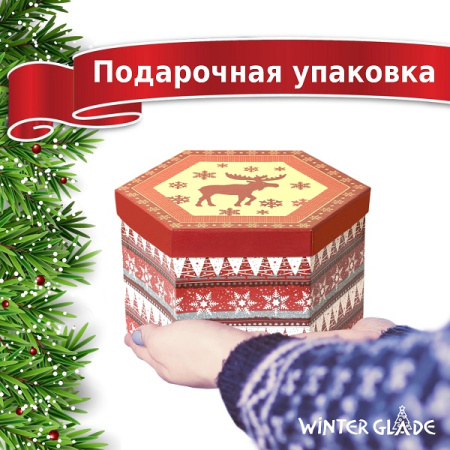 Набор ёлочных шаров Winter Glade, папье-маше, 14 шт.