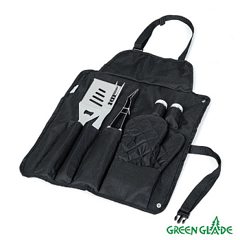 Набор для гриля Green Glade ST001 6 предметов в фартуке