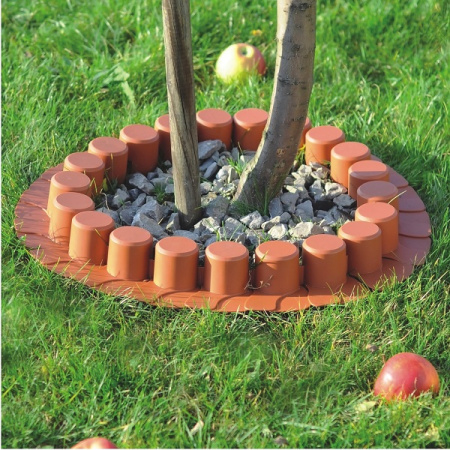 Бордюр садовый Prosperplast Palisada 6см/4,05м, терракот