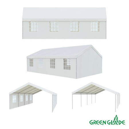 Тент-шатер Green Glade 3018 5х8х3,3м полиэстер 3 коробки