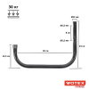 Кронштейн настенный WOTEX Storage усиленный WK2230 (2 шт)