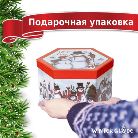 Набор ёлочных шаров Winter Glade, папье-маше, 14 шт.