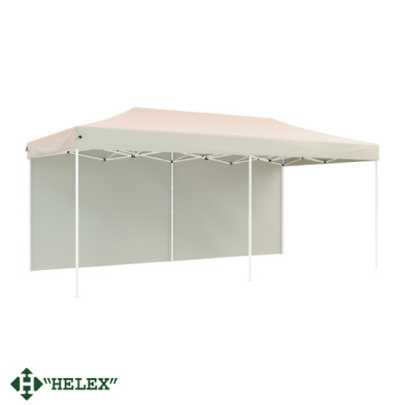 Тент-шатер быстросборный Helex 24362 6х3x3м полиэстер бежевый