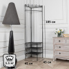 Напольная вешалка для одежды Helex Home W-31, чёрная