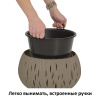 Кашпо для цветов Prosperplast Sandy Bowl 9л, мокко