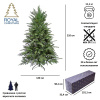 Елка искусственная Royal Christmas Auckland Premium PVC/PE 210см
