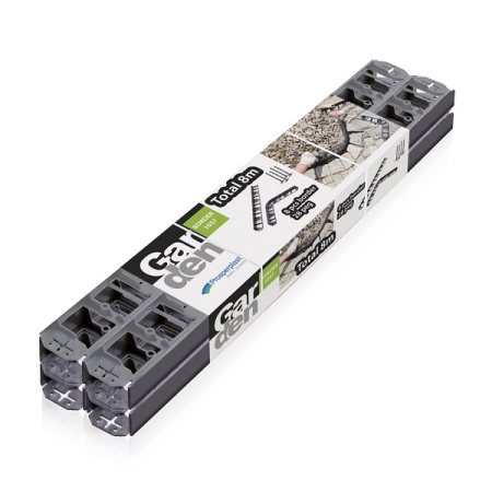 Бордюр садовый Prosperplast Border 5,7см/8м, антрацит