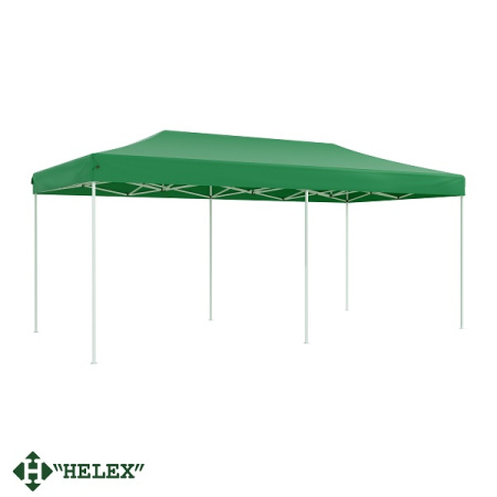 Тент-шатер быстросборный Helex 24366 6х3x3м полиэстер зеленый