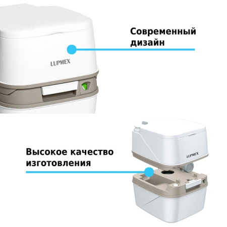 Биотуалет Lupmex 79122 18л с индикатором