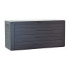 Ящик для хранения Prosperplast Woodebox 280л, антрацит