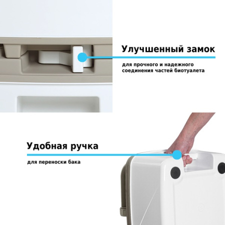 Биотуалет Lupmex 79123 22 л без индикатора