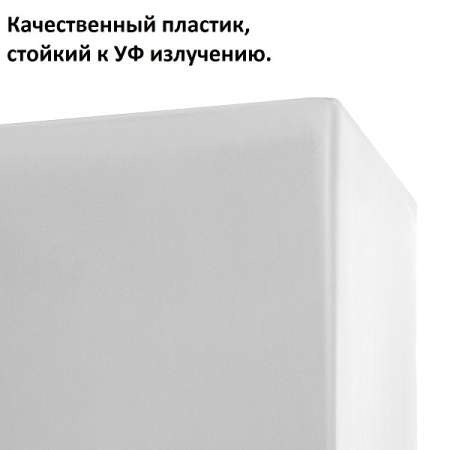 Кашпо для цветов Prosperplast Urbi Square 49+21л, белый