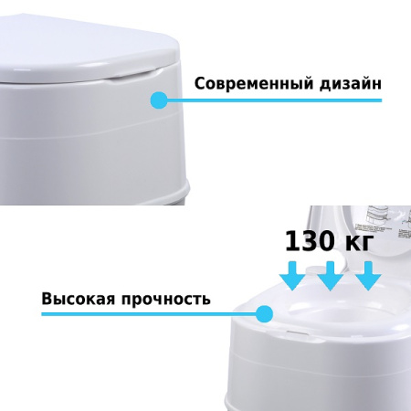 Биотуалет Lupmex 79001 24л без индикатора