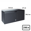 Ящик для хранения Prosperplast Rato Plus 290л антрацит