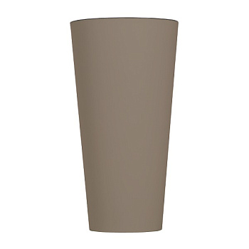 Кашпо для цветов Prosperplast Tubus Slim 27+15л, мокко