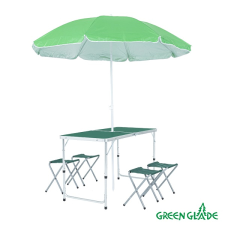 Набор мебели для пикника Green Glade M790-3 (зелёный)