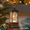 Новогодний фонарь Winter Glade Санта-Клаус на коньках F20-1