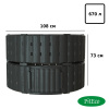 Компостер  Piteco 670л чёрный