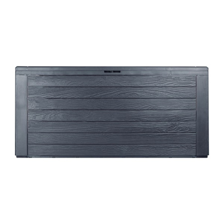 Ящик для хранения Prosperplast Woodebox 280л, антрацит