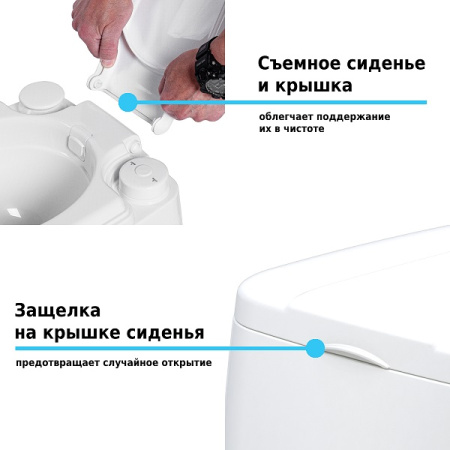Биотуалет Lupmex 79112 12л с индикатором